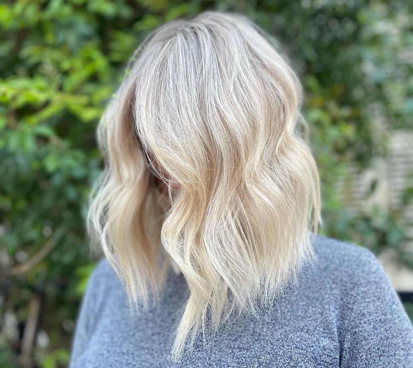 blonde at the studio